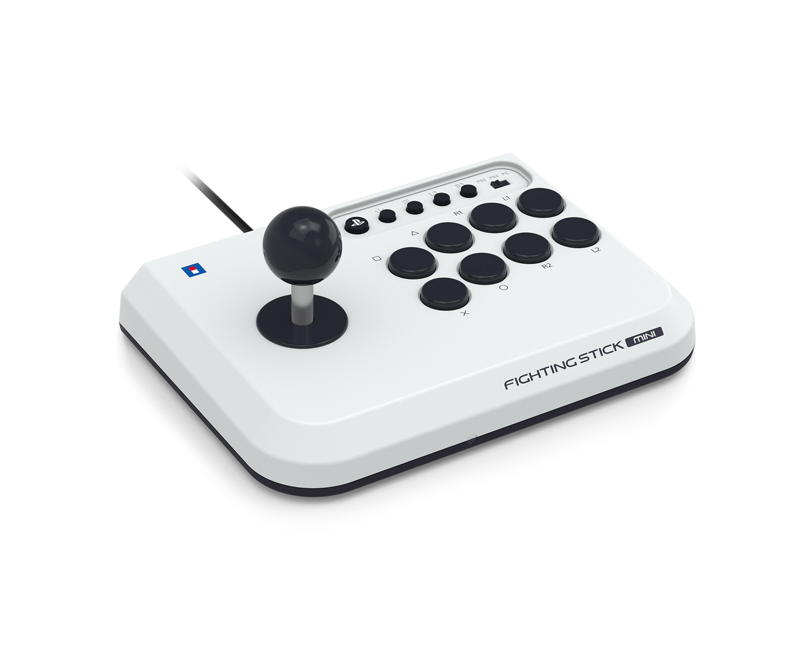 Hori Fighting Stick Mini (PS5/PS4/PC) - Hvit - MaxGaming.no
