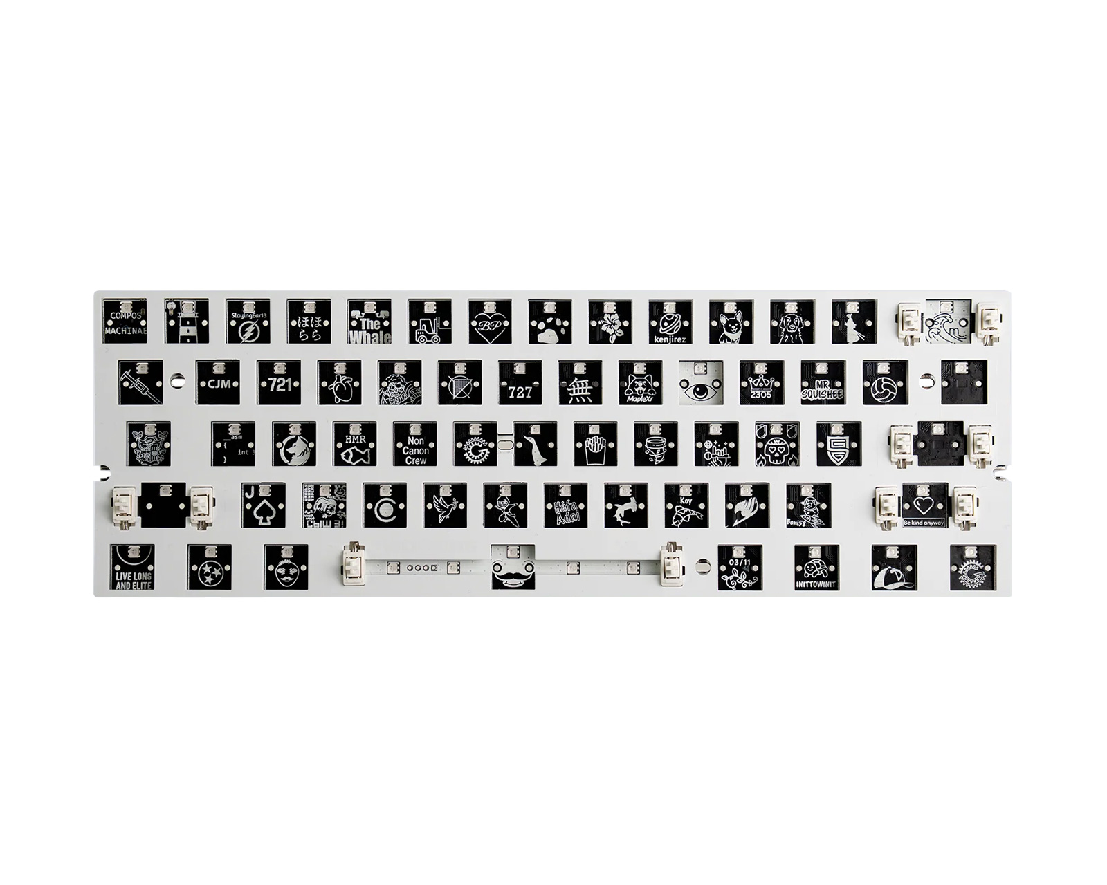 Wooting 60HE+ Module Barebone - ANSI - MaxGaming.no