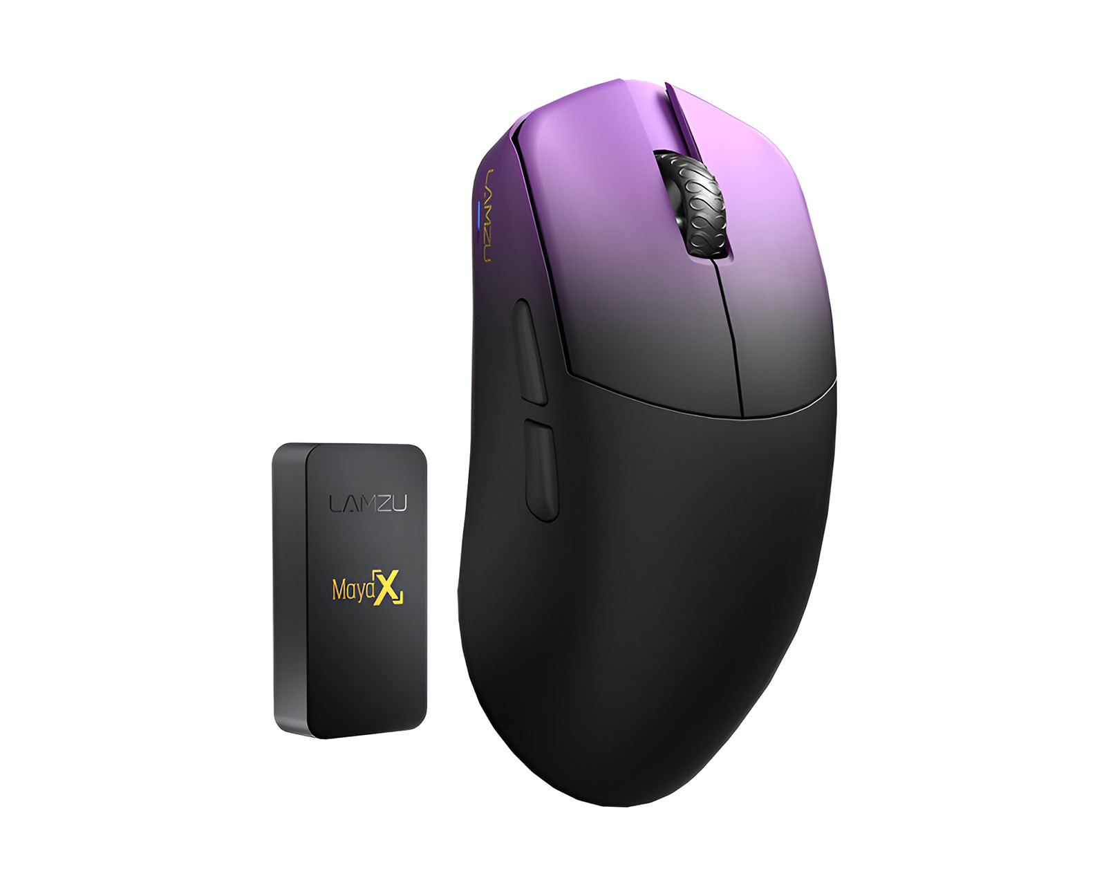 Lamzu MAYA X Trådløs Spillmus - Purple Shadow - MaxGaming.no