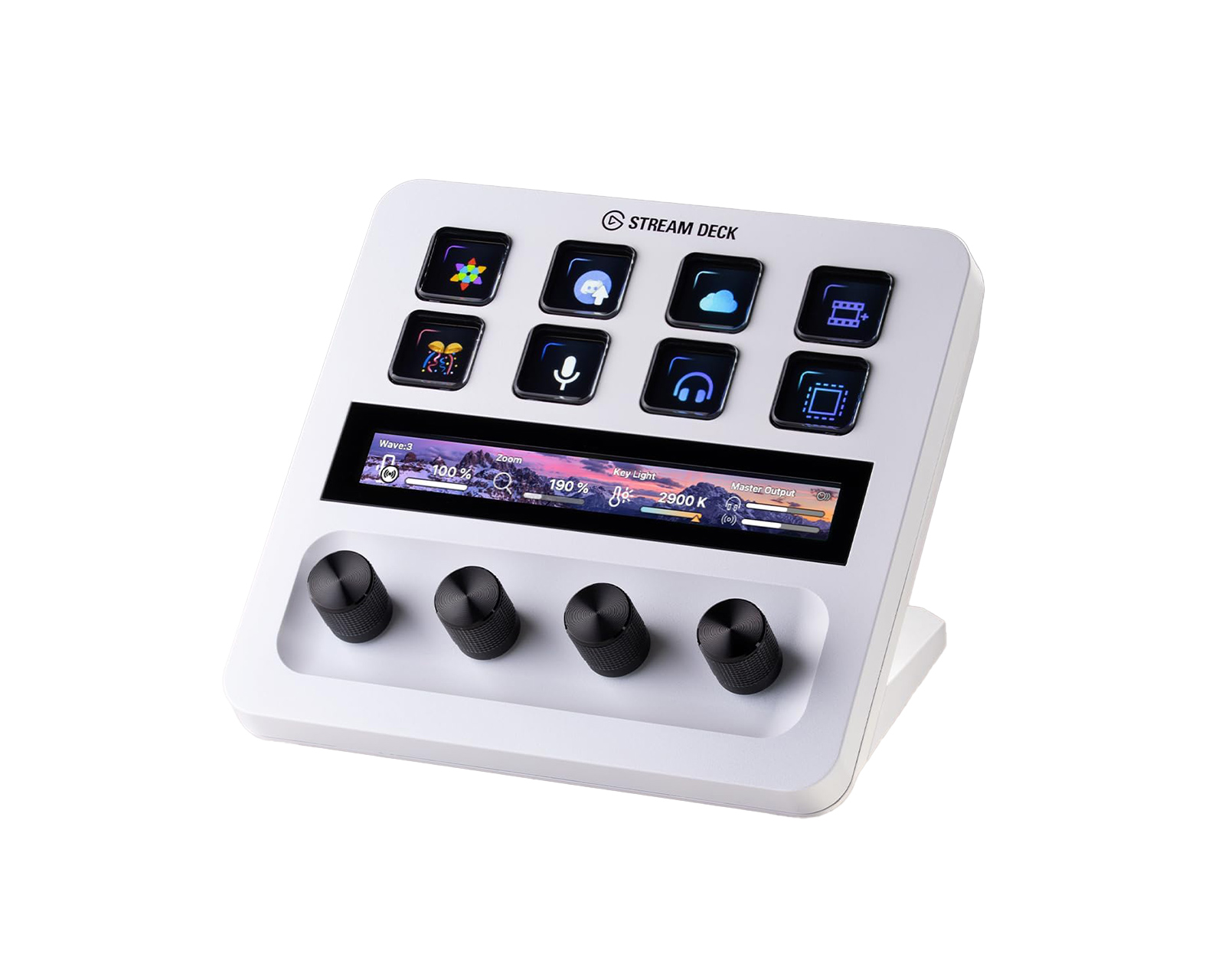 Elgato Stream Deck + Hvit - MaxGaming.no