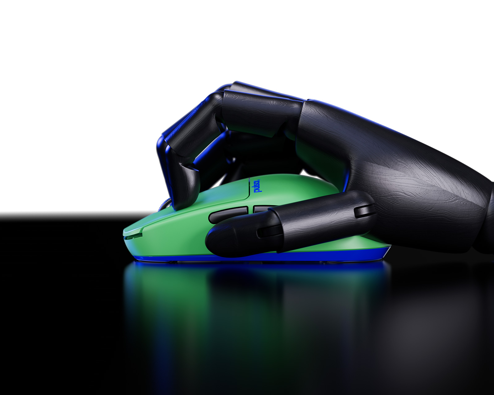 Pulsar X2 CRAZYLIGHT Mini Trådløs Spillmus - Aqua Zest - MaxGaming.no