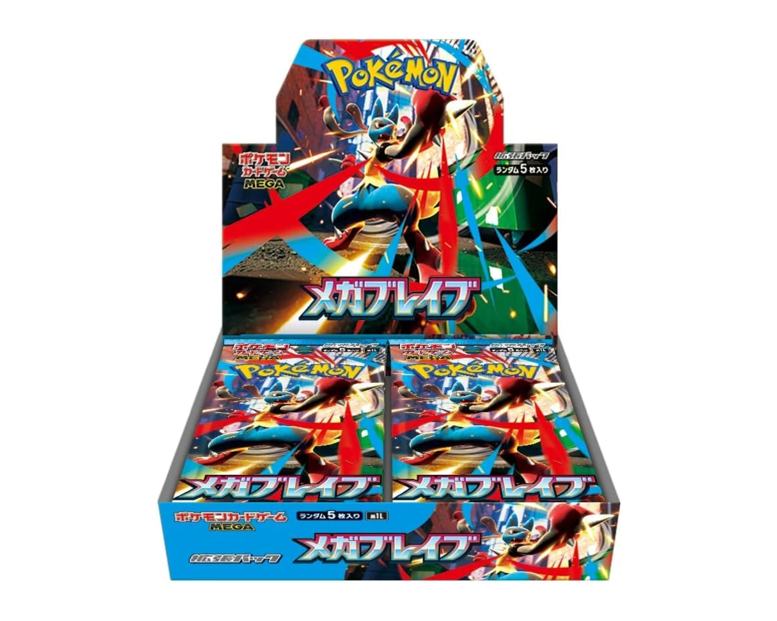 Pokémon Mega Brave M1L Booster Box (Japanese) - MaxGaming.no