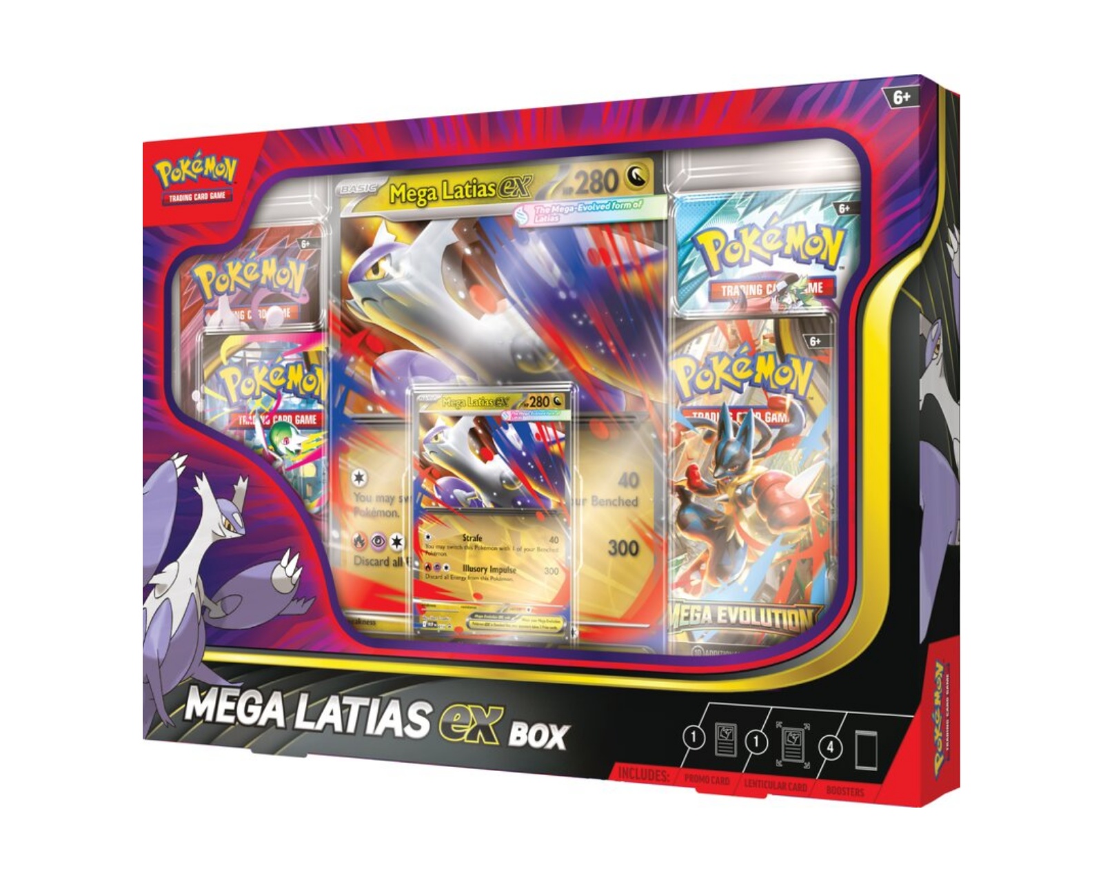 ポケモンカードゲーム デュアルラスEX BOX Pokémon Mega Latias Ex Boks - MaxGaming.no