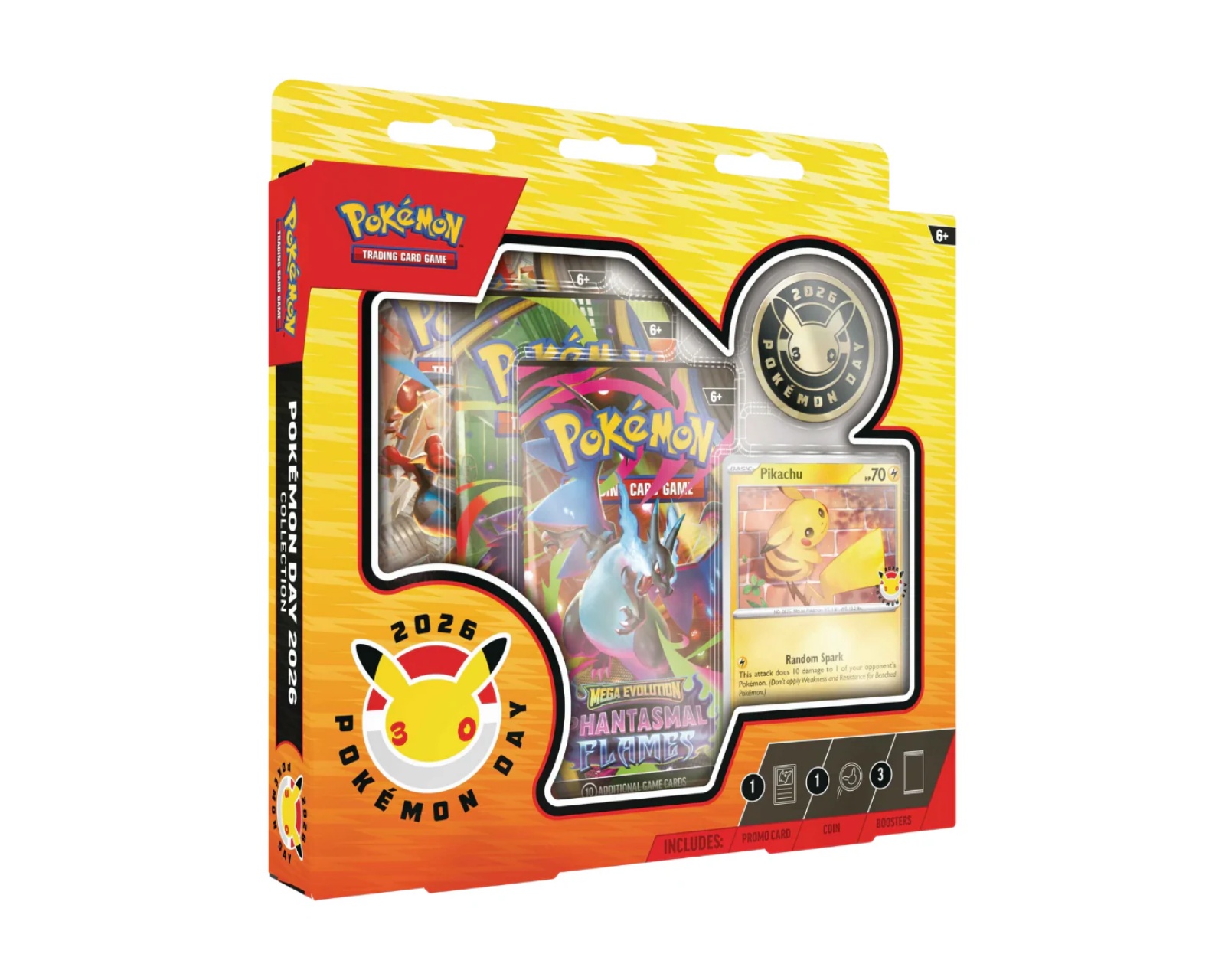 ポケモンカードゲーム 2026 Pokémon Day コレクション Pokémon Pokemon Day 2026 Collection Box 3-Pack - MaxGaming.no