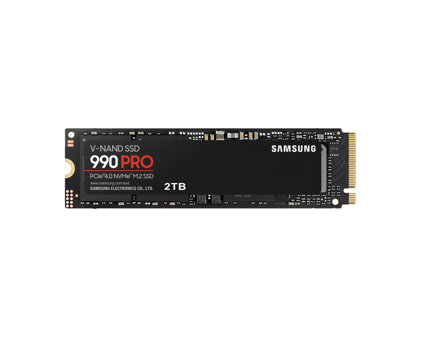 Samsung 990 PRO ヒートシンクモデル 2TB NVMe M.2 S Samsung 990 Pro M.2 NVMe SSD - 2TB - MaxGaming.no