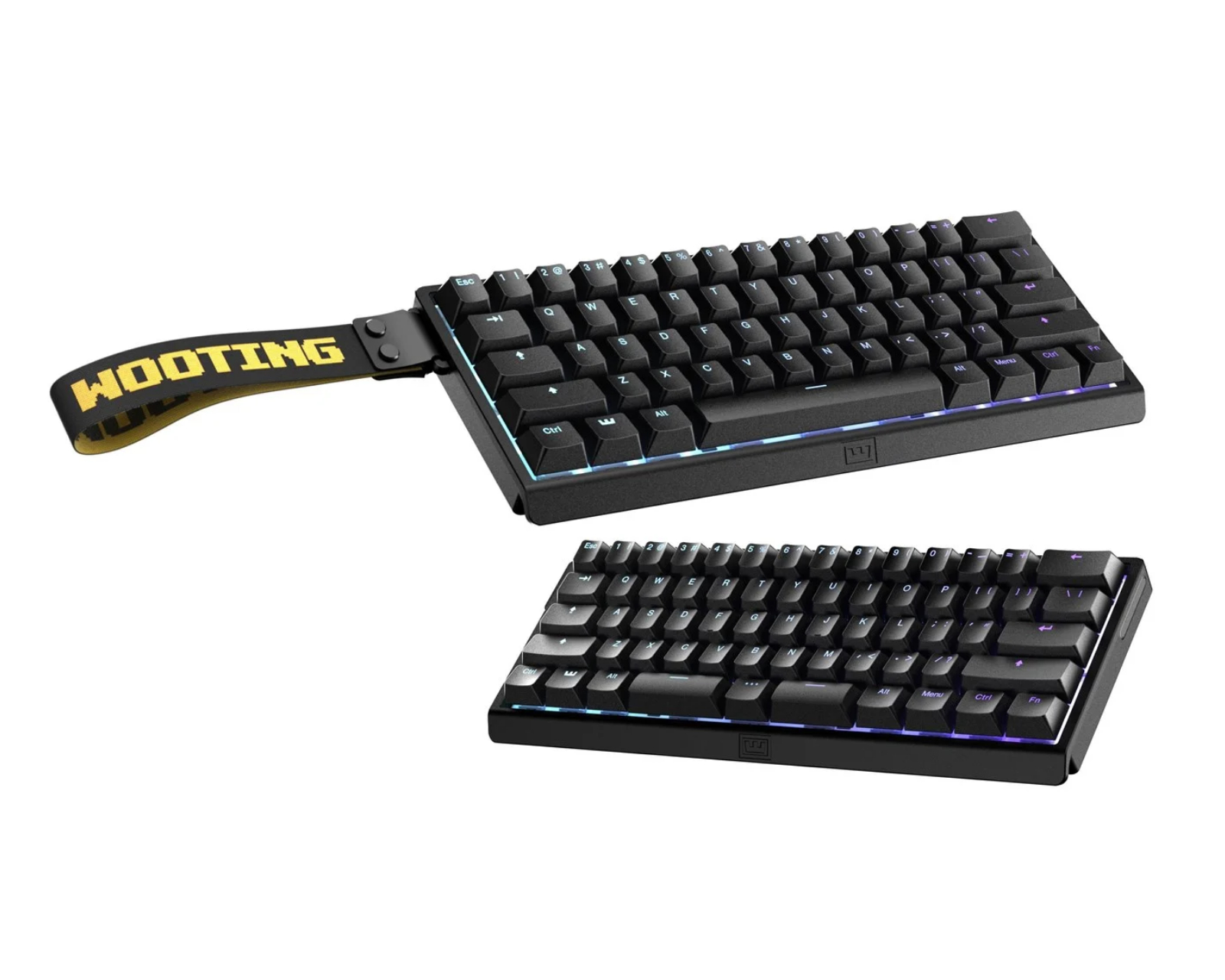 Wooting 60HE 本体 Wooting 60HE V2 Tastatur - ANSI Split Spacebar - MaxGaming.no
