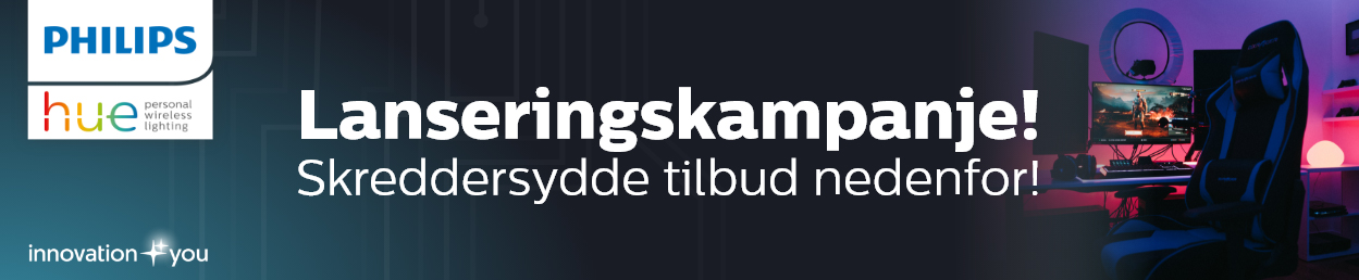 Köp startpaket från Philip Hue på MaxGaming.se