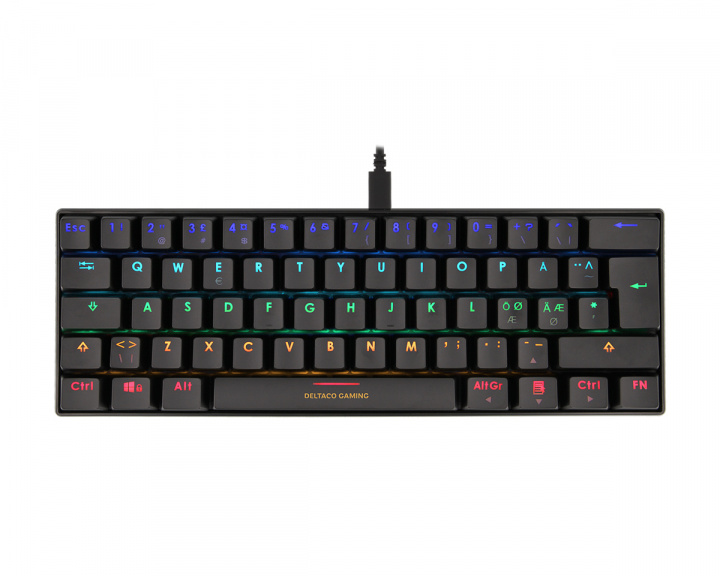 Deltaco Gaming Compact RGB Mekaniskt Tastatur [Content Brown]