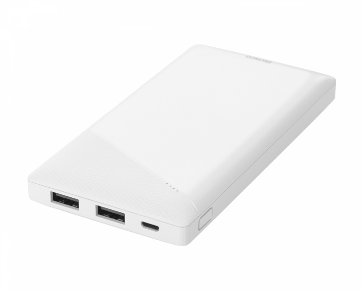 Deltaco 10000 mAh Powerbank - Hvid