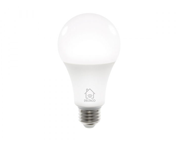 Deltaco Smart Home LED-lys E27 WiFI 9W, Dimbar