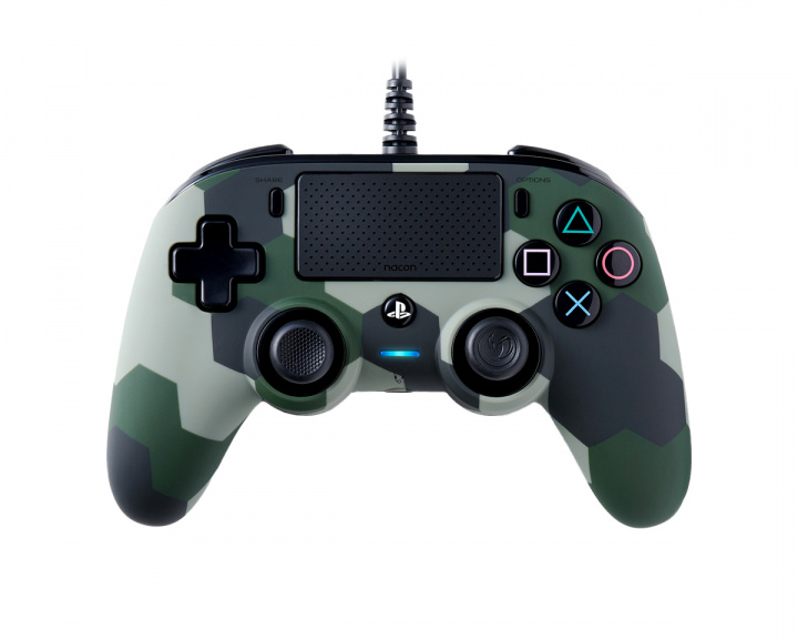 Nacon Wired Compact Controller Cammo Grønn (PS4/PC)