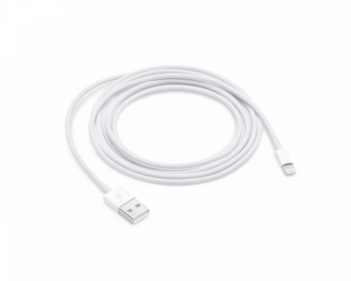 Apple Lightning til USB-kabel MFi Hvit (2 Meter)