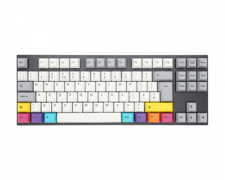 VA88M CMYK PBT Hvit LED Tastatur [MX Brown] i gruppen Datatilbehør / Tastatur / Gaming tastatur hos MaxGaming (11318)