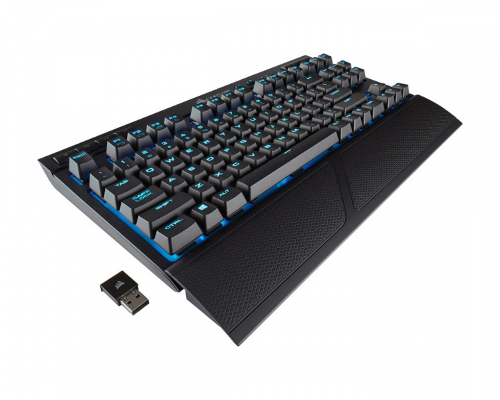 Corsair Gaming K63 Trådløs Tastatur Blå LED [MX Red]