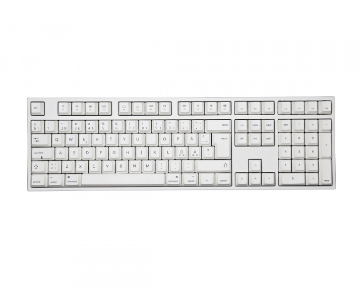 Varmilo VA109Mac Hvit PBT Hvit LED Tastatur [MX Red] (MAC)