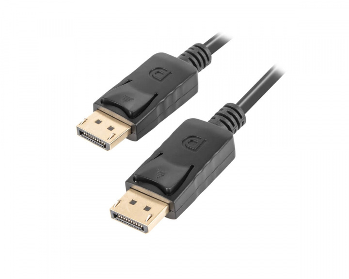 DisplayPort Kabel Svart 3 Meter i gruppen Datatilbehør / Datakabler & adaptere / Skjermkable / Displayport kabel hos MaxGaming (13068)