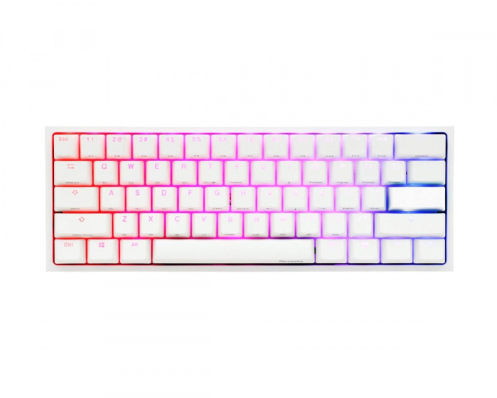 Ducky ONE 2 Mini RGB Pure Hvit Tastatur [MX Speed Silver]