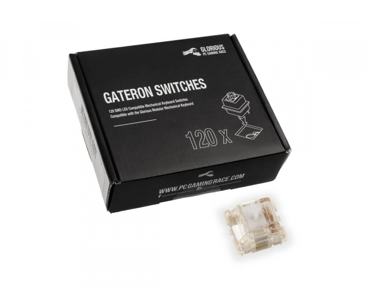 GMMK Gateron Clear Mekaniske Brytere i gruppen Datatilbehør / Tastatur / Custom tastatur / Switchar hos MaxGaming (14357)