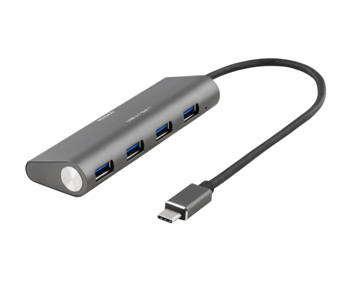 Deltaco USB-C Hubb til 4x USB-A
