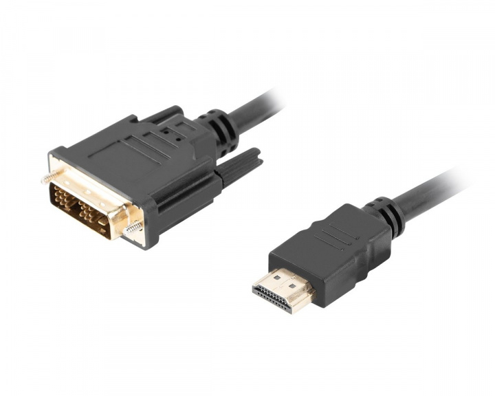 Lanberg HDMI til DVI-D Single Link Kabel (0,5 Meter)