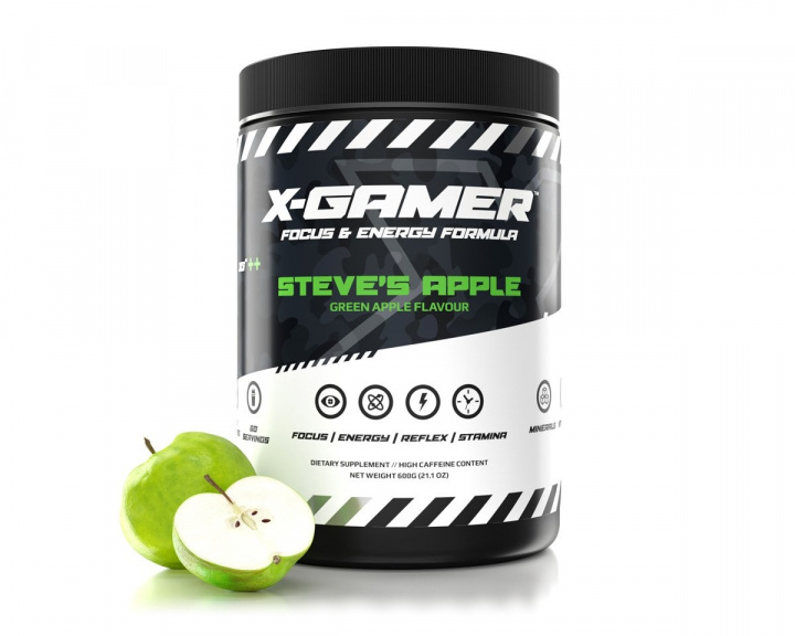 X-Gamer 600g X-Tubz Steves Apple - 60 Porsjoner