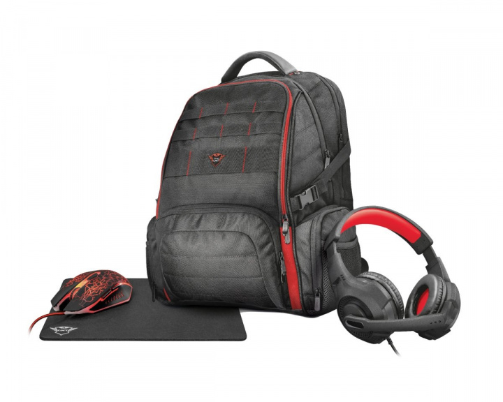 Trust GXT 1250 4-in-1 Backpack Gaming Bundle