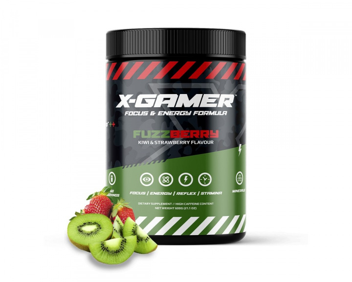 X-Gamer 600g X-Tubz FuzzBerry - 60 Porsjoner