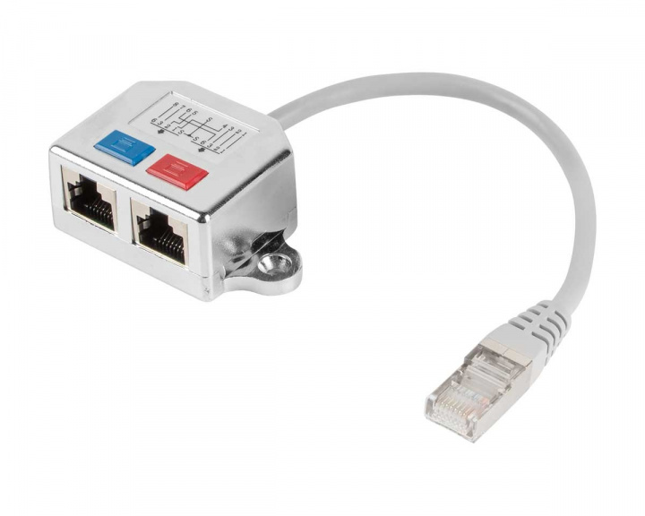 Lanberg LAN Splitter for Nettverkskabel RJ45 FTP