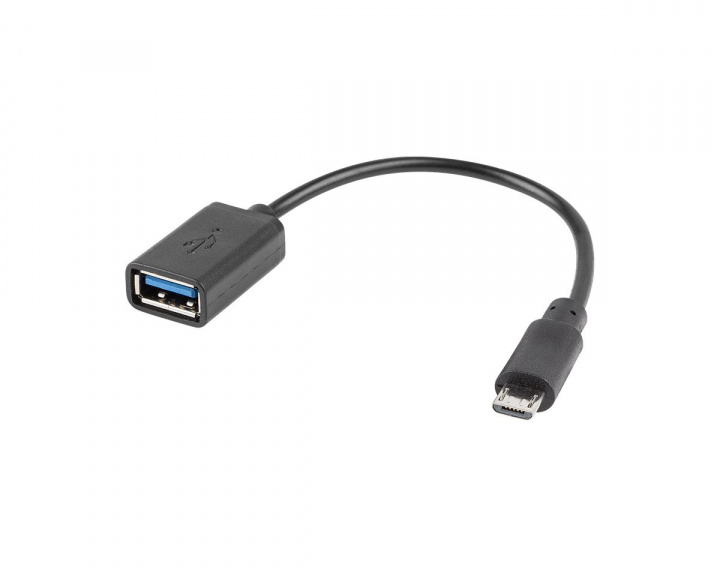 Lanberg Micro USB (Hane) til USB-A (Hona) 2.0 15cm Adapter OTG