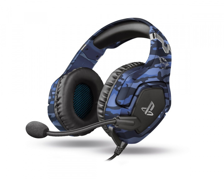 Trust GXT 488 Forze PS4/PS5 Gaming Headset Camo Blå