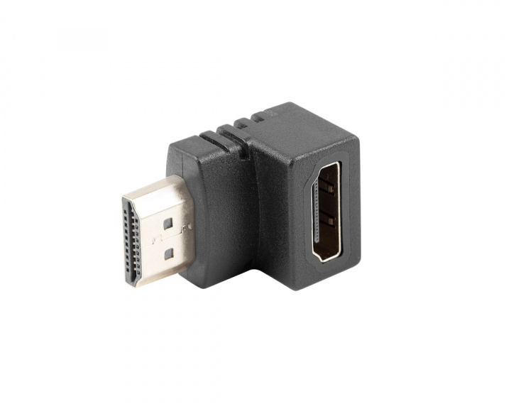 Lanberg Adapter HDMI-A(Hane) til HDMI-A(Hona) 90° Ner