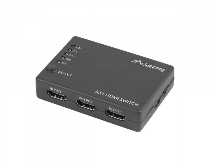 Lanberg HDMI Switch 5-Porter + Micro USB-Port