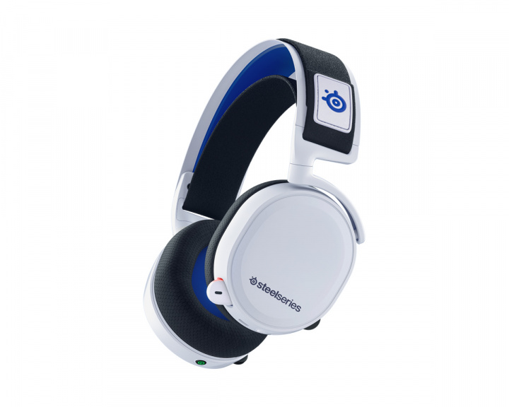 SteelSeries Arctis 7P Trådløs Gaming Headset Hvit/Blå (PS5/PS4/PC)