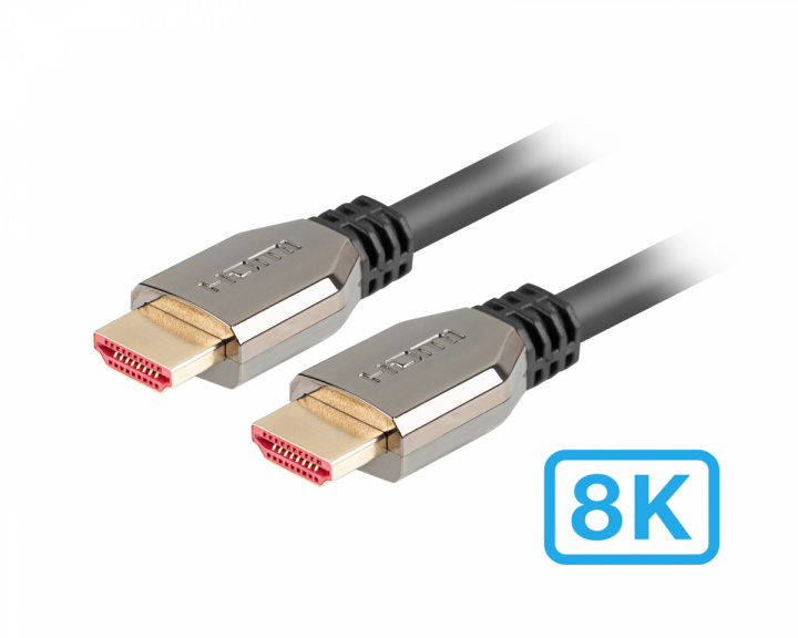 Lanberg Premium HDMI 2.1 Kabel 4K/8K UHD (1 Meter)
