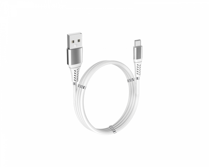 GadgetMonster Magnetisk kabel USB-A til USB-C - 1 Meter