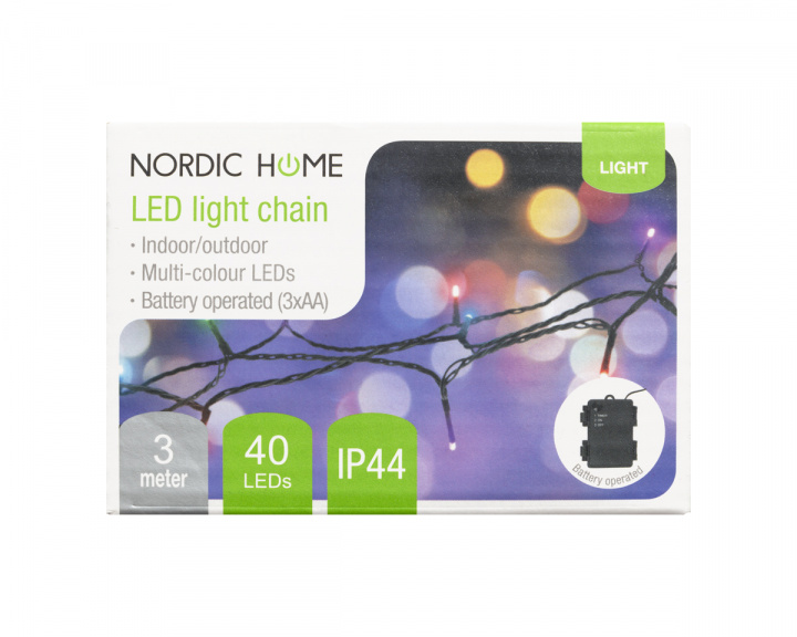 Nordic Home Culture RGB Lyssløyfe - 3m, 40 LED