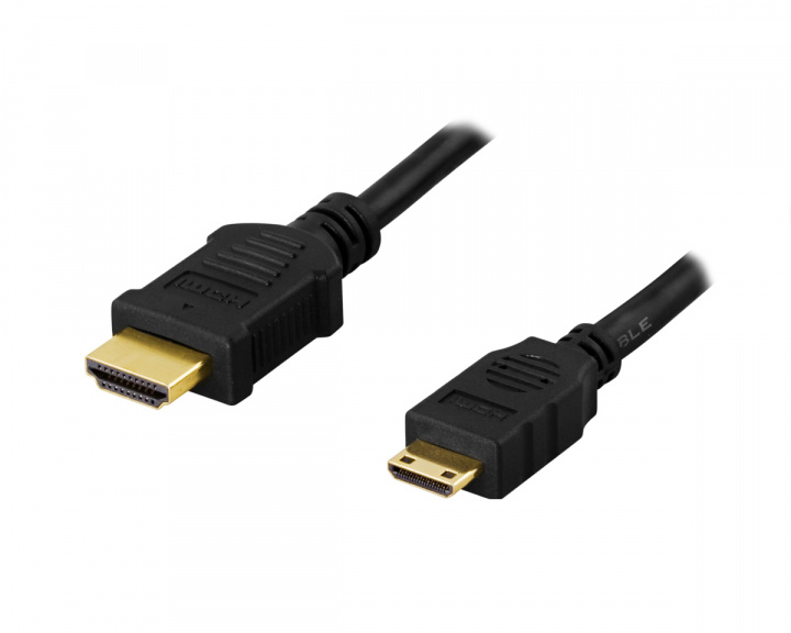 Deltaco HDMI Kabel til Mini-HDMI Kabel, 4K - 2 Meter