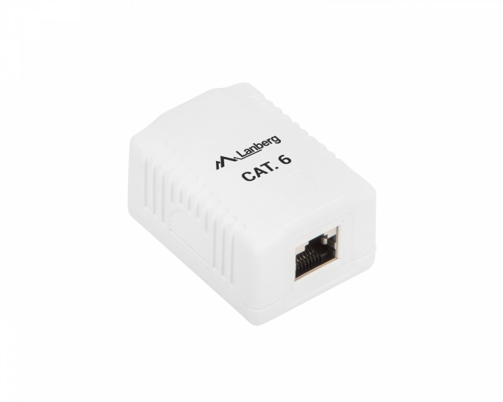 Lanberg Utenpåliggende UTP-nettverksuttak 1X RJ4 Cat6