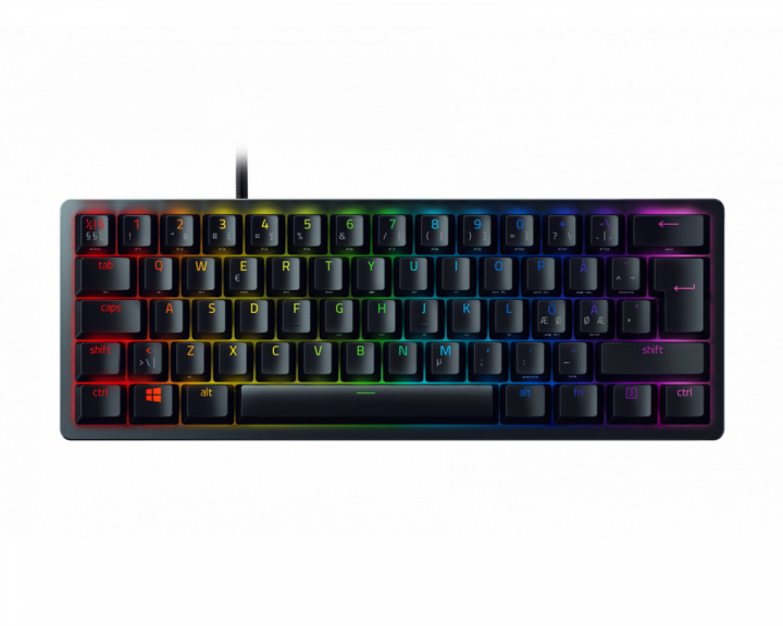 Razer Huntsman Mini Svart - Optisk Gaming Tastatur [Clicky Purple Switch]