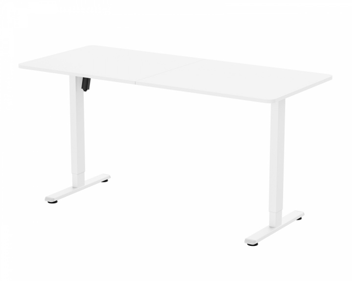 MaxMount Hev- og senkbare Skrivebord 160 x 70 cm - Hvit