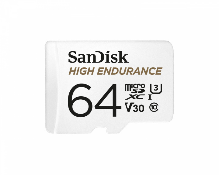 SanDisk Minnekort High Endurance microSDXC - 64GB