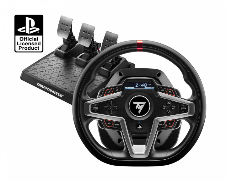 Thrustmaster T248 Ratt + Pedaler til PS5 / PS4/ PC