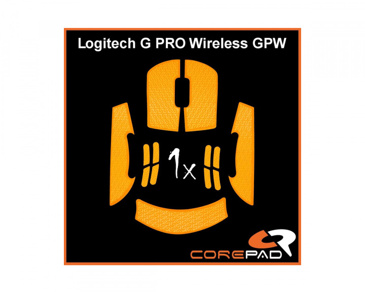 Corepad Grips til Logitech G Pro Wireless - Oransje