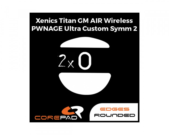Corepad Skatez PRO 225 til Xenics TITAN GM Air Wireless/Pwnage Symm 2