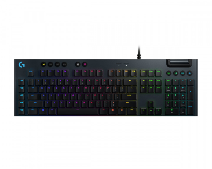 Logitech G815 RGB Mekaniskt Mekaniskt Tastatur [GL Tactile] - Carbon