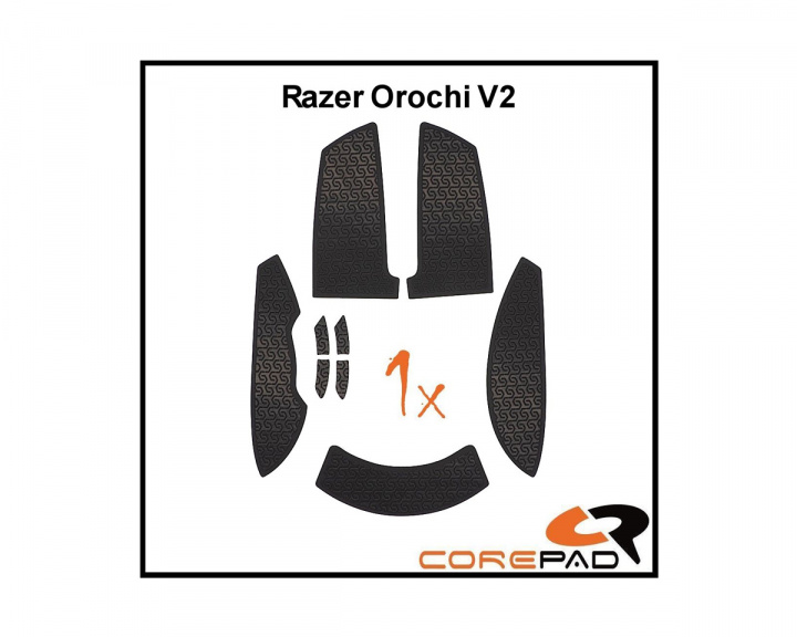 Corepad Grips til Razer Orochi V2 - Svart