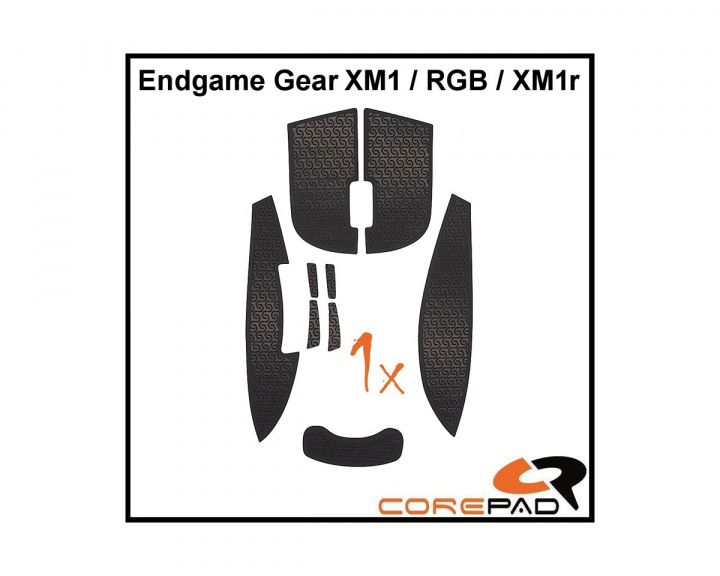 Corepad Grips til Endgame Gear XM1/XM1 RGB/XM1r/XM2w - Svart