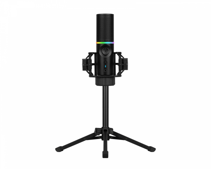 MIC - RGB Tripod Mikrofon - Svart i gruppen Datatilbehør / Headset & Lyd / Mikrofoner hos MaxGaming (20768)
