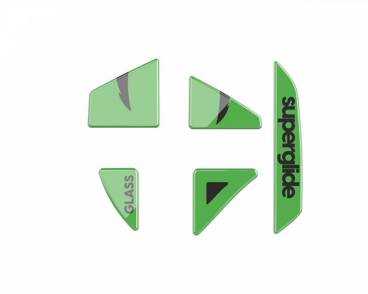 Superglide Glass Skates til Razer Basilisk Ultimate - Grønn