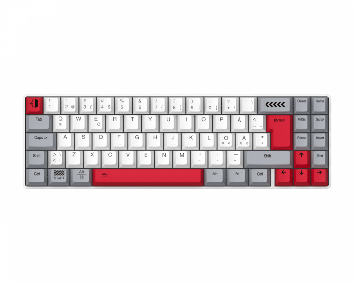 Dareu EK871 Hotswap LED Bluetooth Tastatur [Violet Gold]